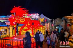 （新春走基层）天津杨柳青古镇年味浓 八方游客新春寻味传统年